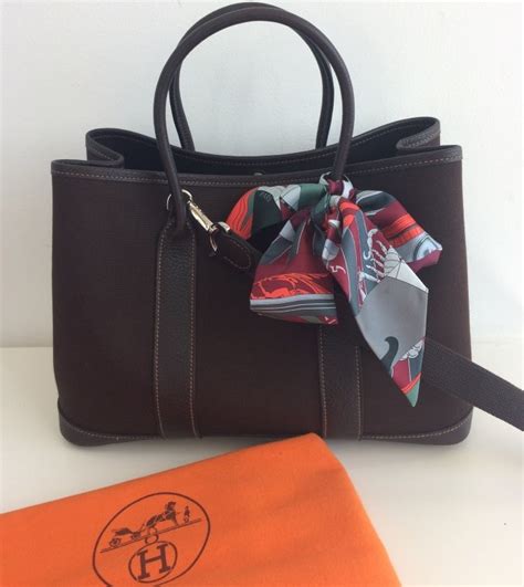 hermes garden party with strap.